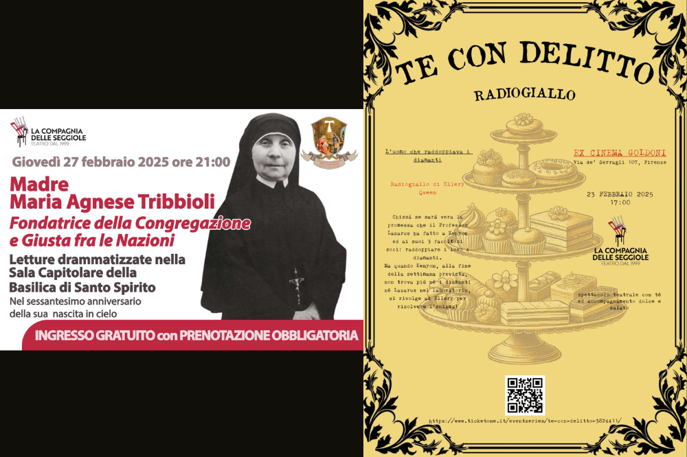 Dal ricordo di Madre Tribbioli al mistero di Ellery Queen