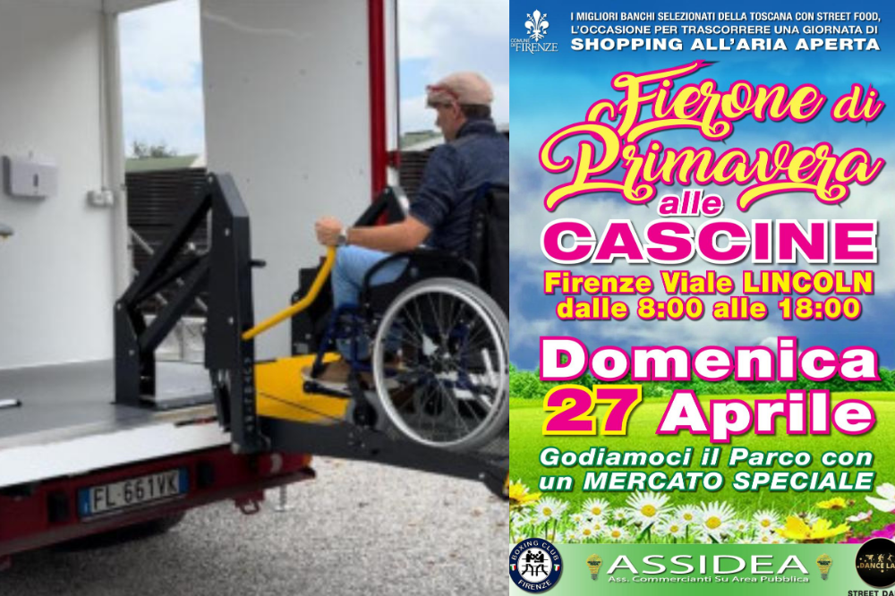 Firenze accoglie la primavera con il “Fierone alle Cascine” e l’esordio del rivoluzionario “Bagno Viaggiante”