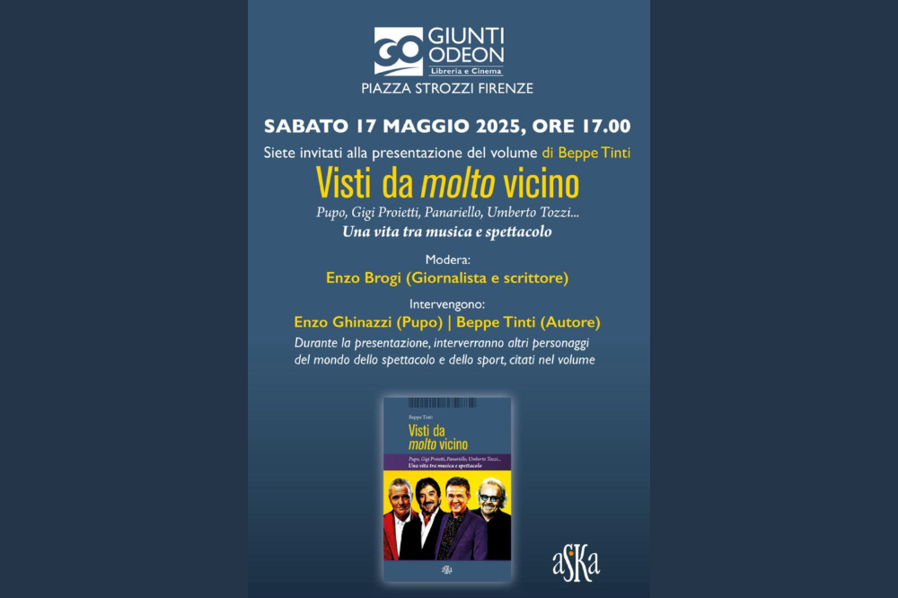 “Visti da molto vicino” -  Pupo, Gigi Proietti, Panariello, Umberto Tozzi... Una vita tra musica e spettacolo