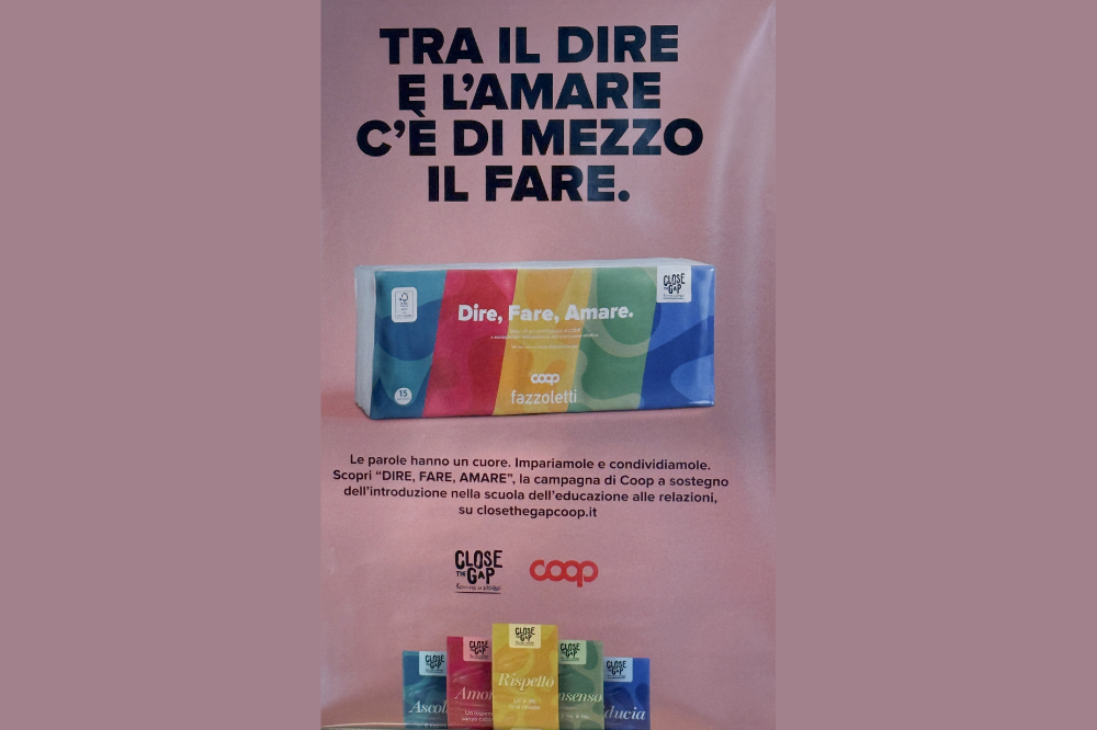 “Dire, fare, amare”, campagna Coop per l'educazione affettiva