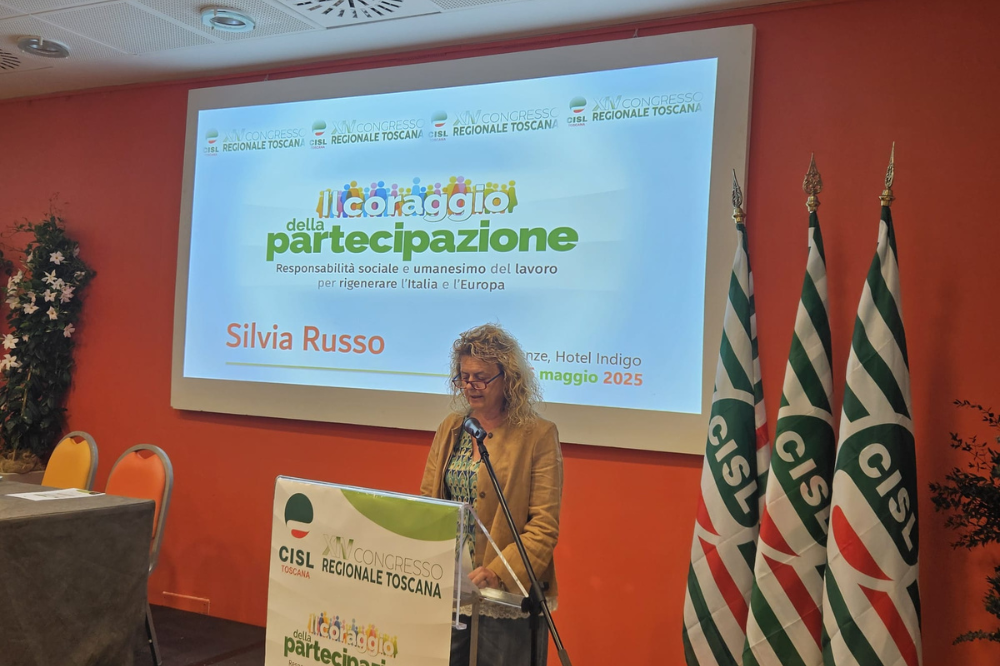 Silvia Russo confermata segretaria generale della Cisl Toscana