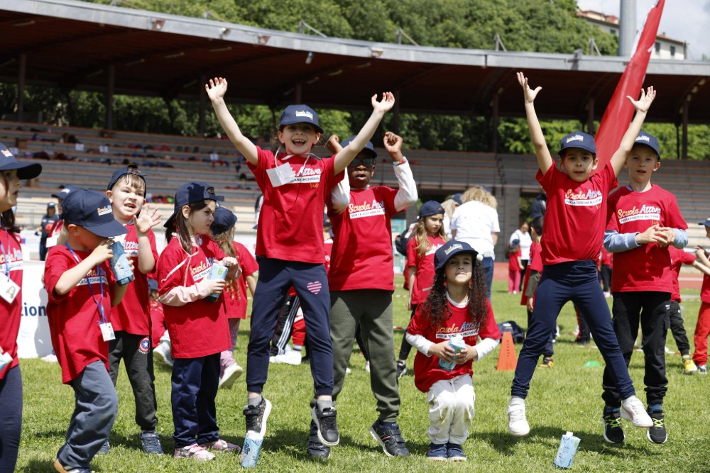 “Scuola Attiva Kids per la Toscana inclusiva“, più di 700 alunni per una grande festa di sport a Firenze