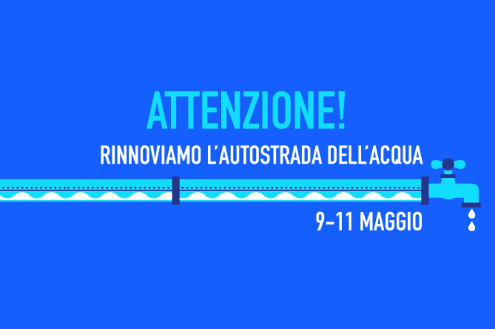 Da stasera possibili disagi per l’erogazione dell’acqua