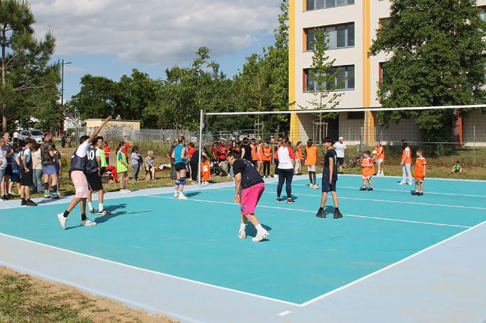 Nuovo campo di pallavolo a Sovigliana