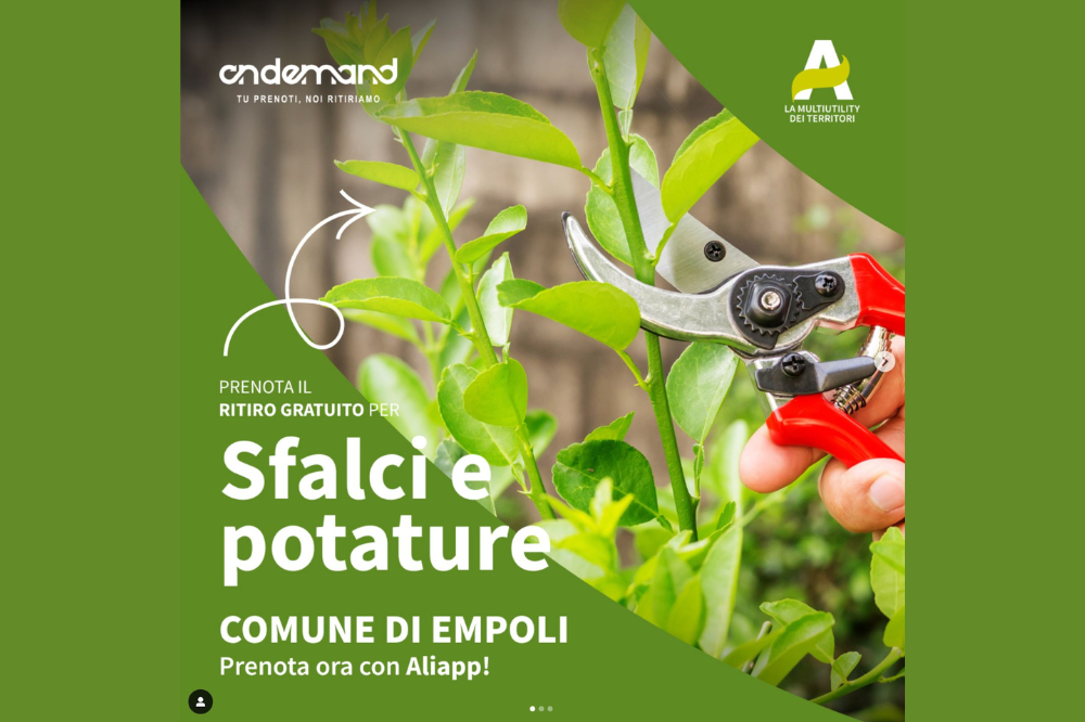 Sfalci e potature ‘on demand’: aumentano le richieste 