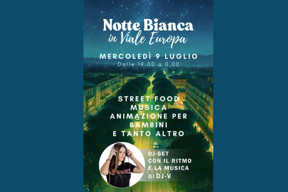 Notte Bianca in Viale Europa a Firenze: Musica e Ritmo con DJ Set di Primo Livello
