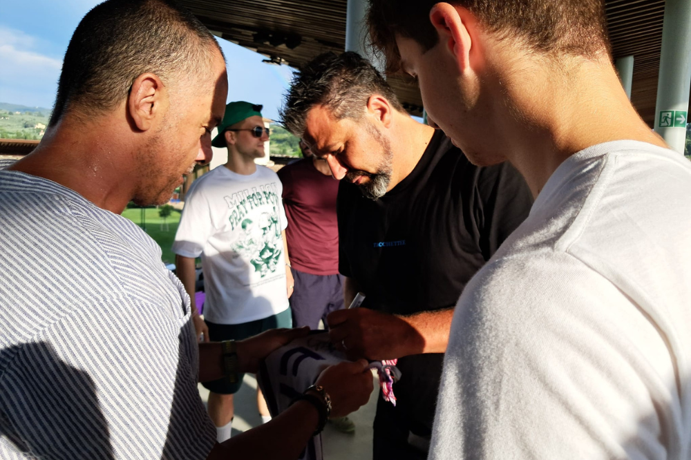 Frey, foto e sorrisi al Viola Park