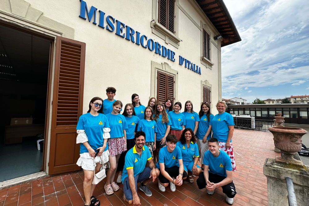 Dall'Ucraina alla Toscana, quindici volontari a lezione alle Misericordie 