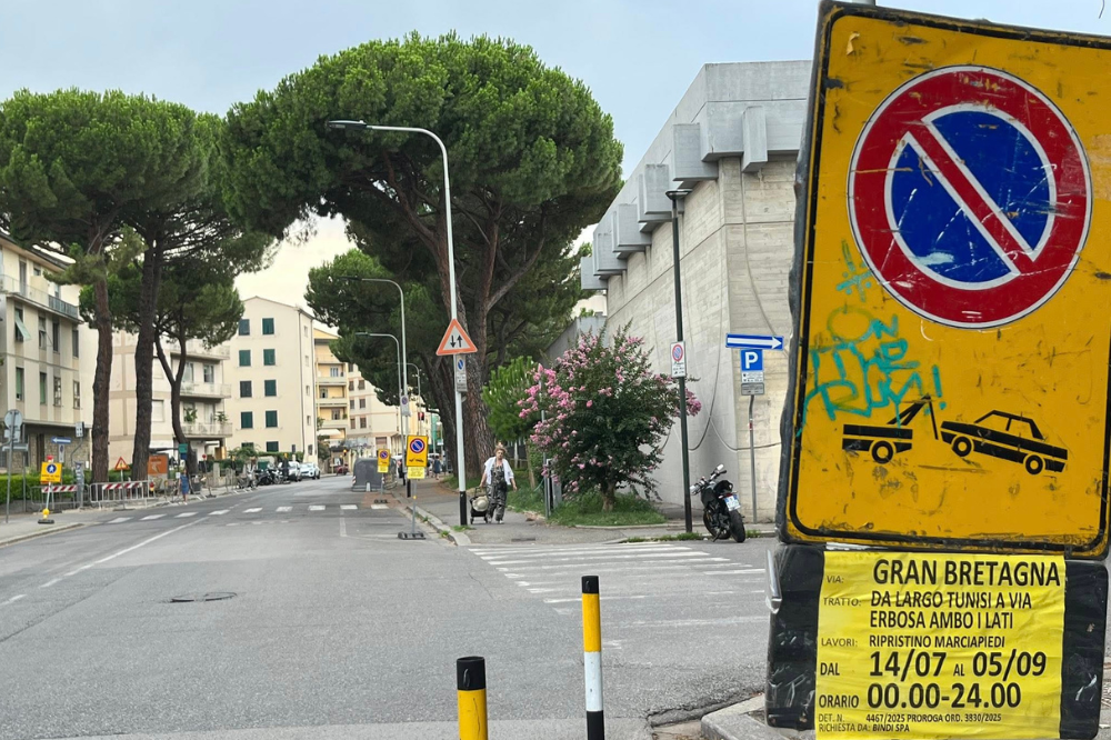 Firenze, Via Gran Bretagna: divieti attivi dal 26 giugno, ma dei lavori ancora nessuna traccia