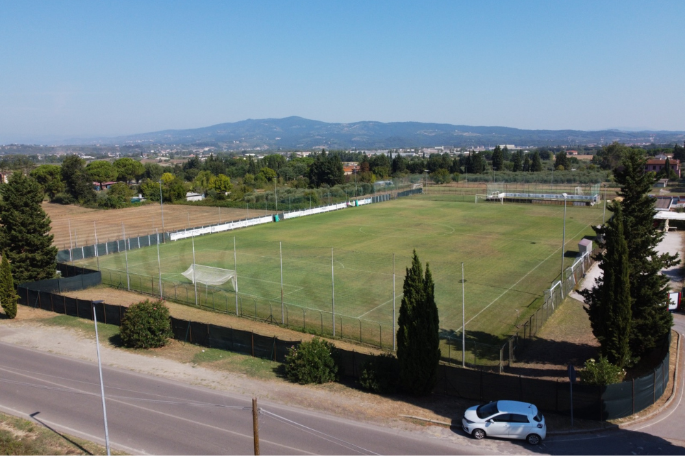 Nuova tribuna da 134 posti al campo sportivo di Villanuova