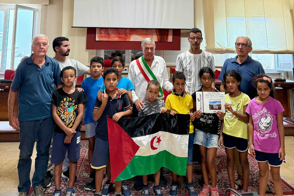 Bambini Saharawi ricevuti in comune a Figline e Incisa Valdarno