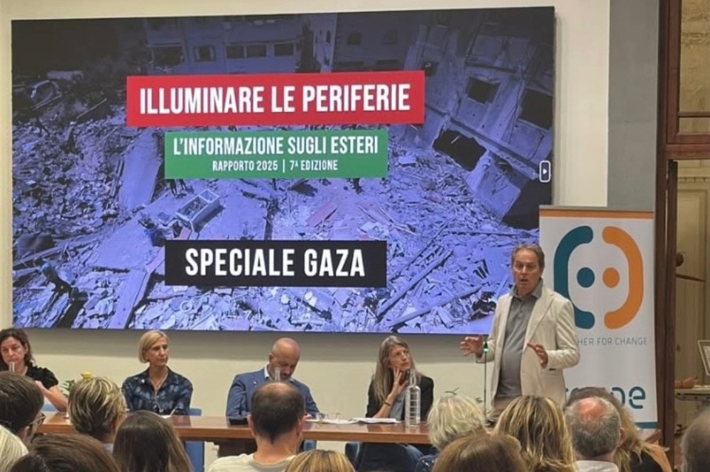 Rapporto “Illuminare le periferie”: il conflitto a Gaza raccontato quasi solo da voci italiane