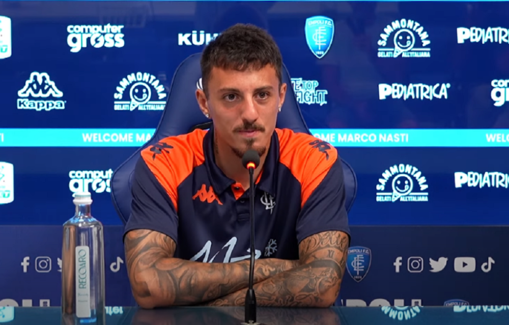 Marco Nasti presentato all’Empoli: “Pronto a rimettermi in gioco”