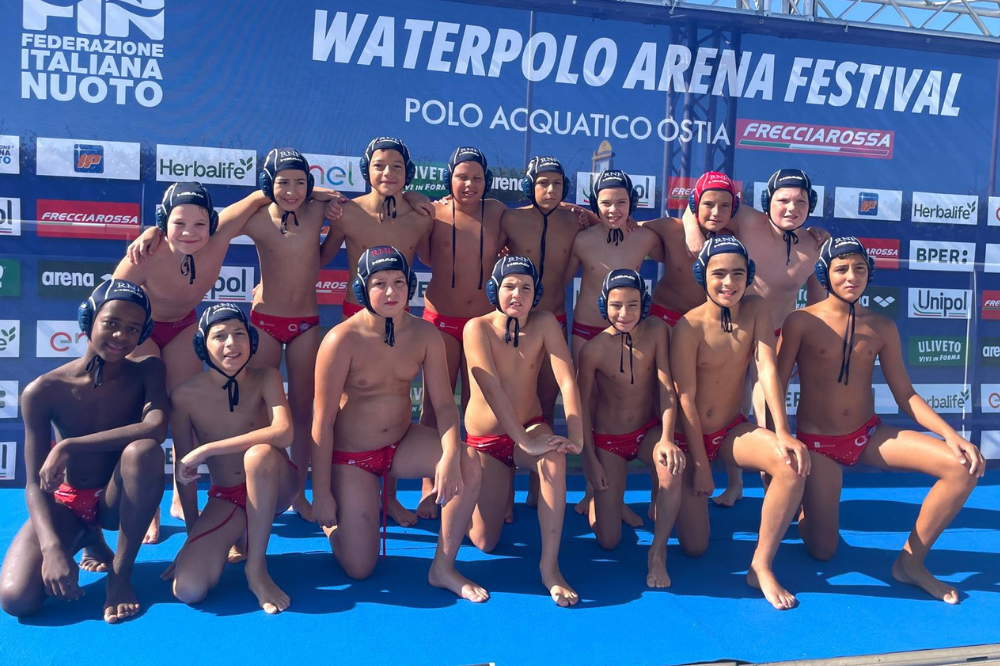 PALLANUOTO GIOVANILE, L'UNDER 12 AL WATERPOLO ARENA FESTIVAL