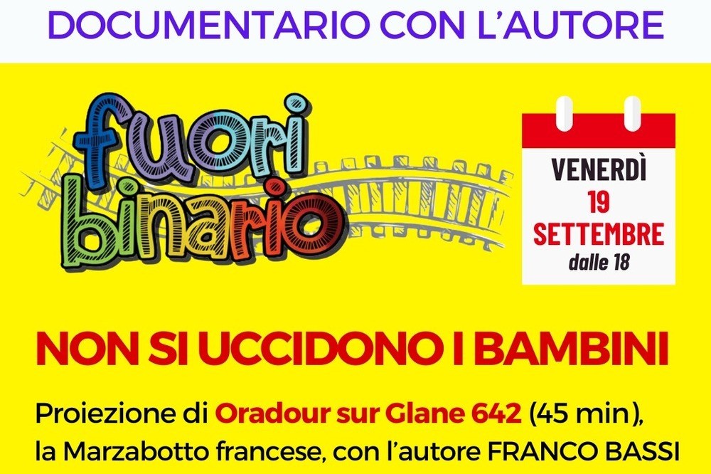Proiezione del documentario Oradour sur Glane 642 a Firenze