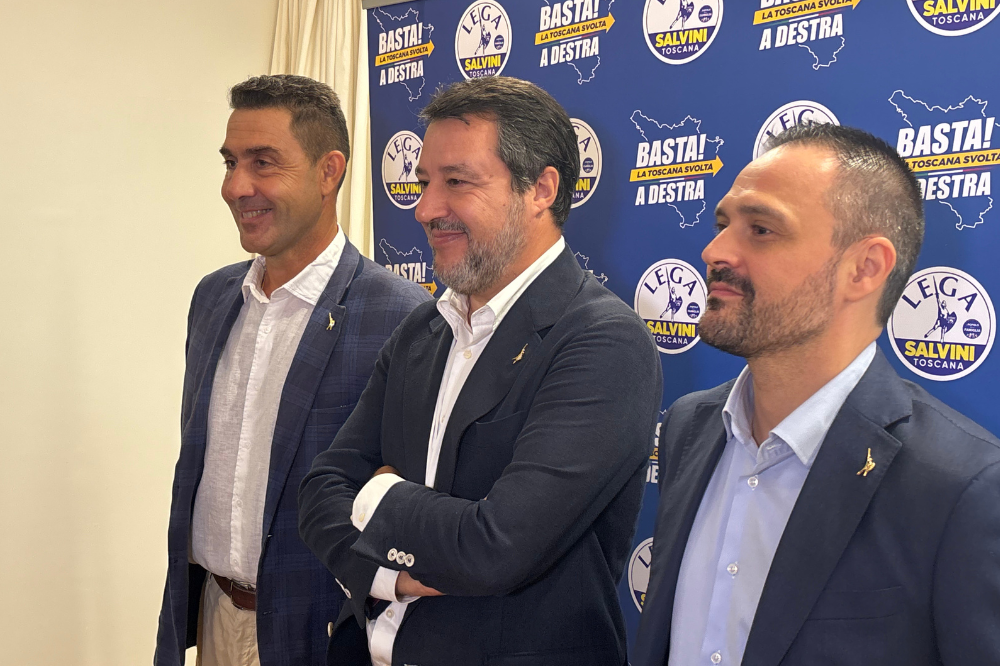 Salvini a Firenze: “La Lega presenta una lista competitiva per cambiare la Toscana”