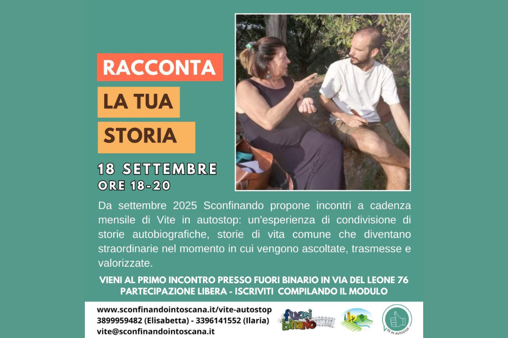RACCONTA LA TUA STORIA