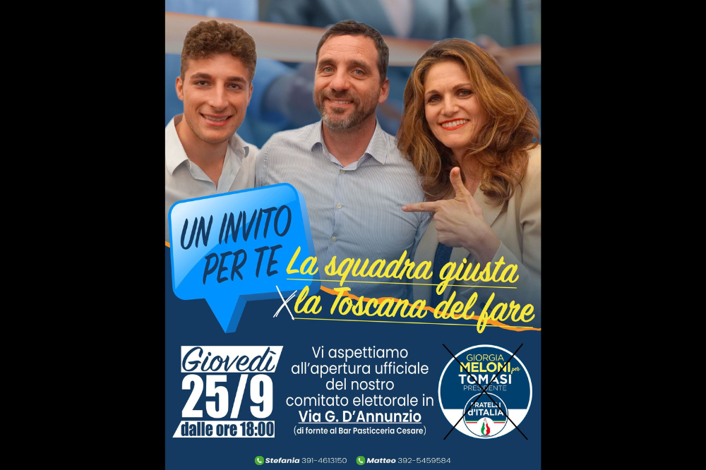 Apre il comitato elettorale di Vivoli e Chelli