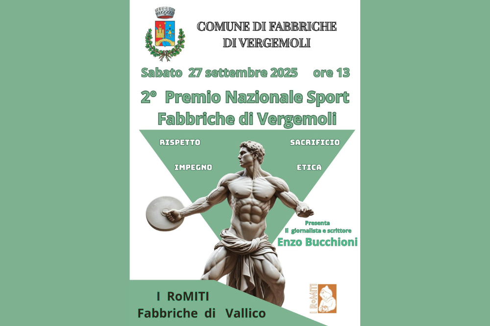 2° Premio Nazionale Sport Fabbriche di Vergemoli