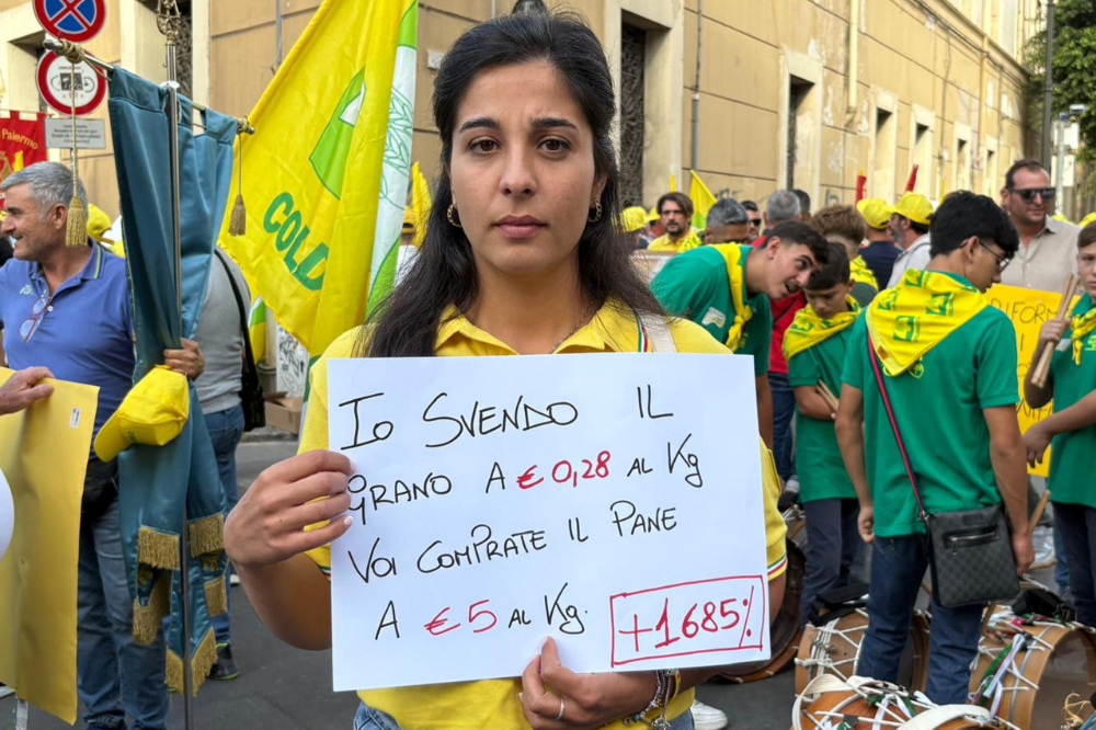 Coldiretti, 1.000 in piazza lo per stop ai trafficanti di grano