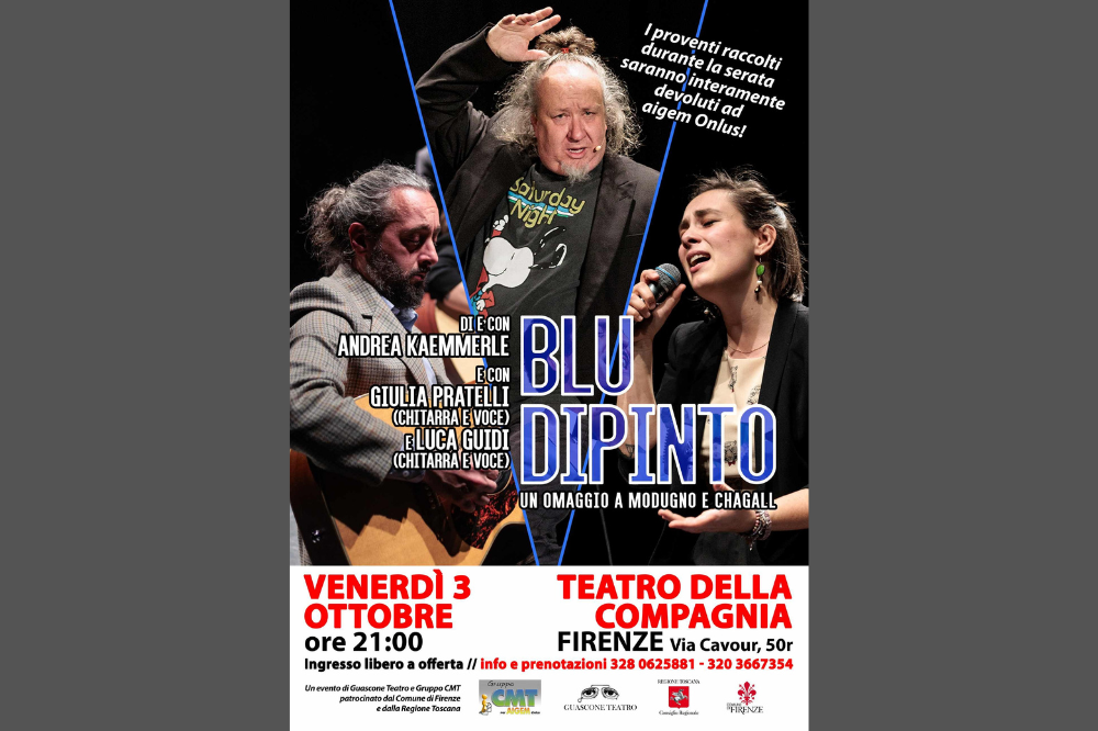 Blu Dipinto, spettacolo teatrale-musicale per sostenere la ricerca sulla CMT