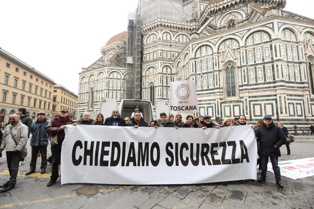 Protesta dei comitati: “Firenze allo sbando, serve più sicurezza”