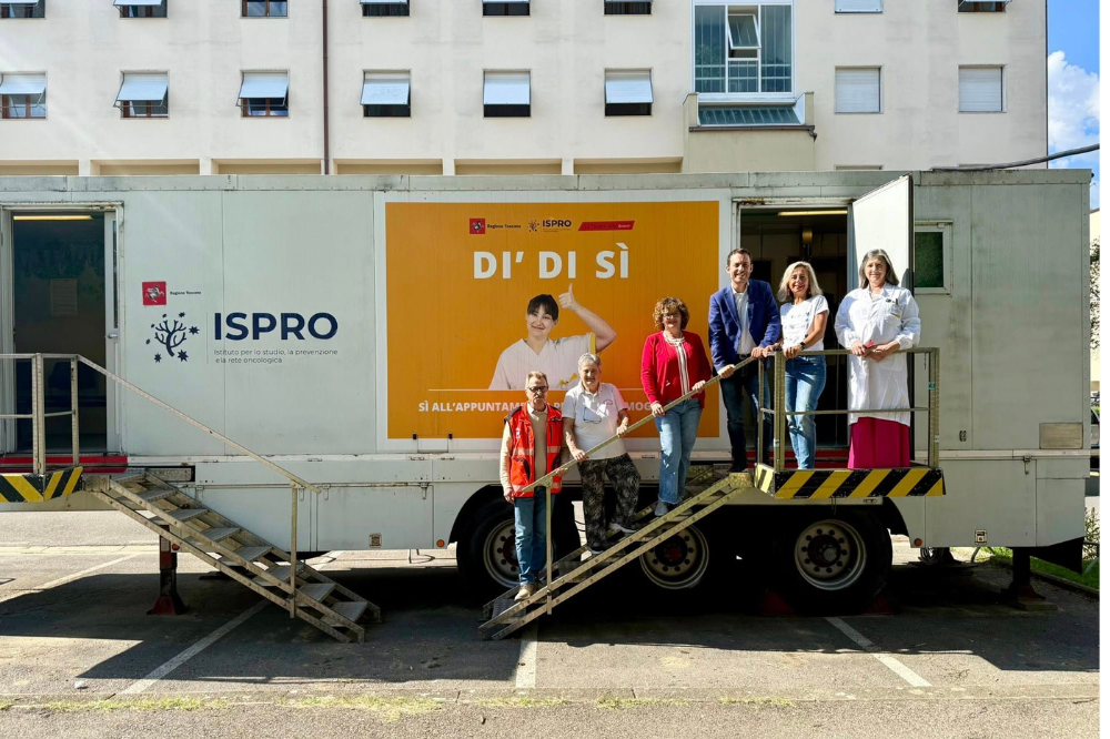 L’unità mobile di Ispro fa tappa a Ponte a Ema: prevenzione a portata di mano