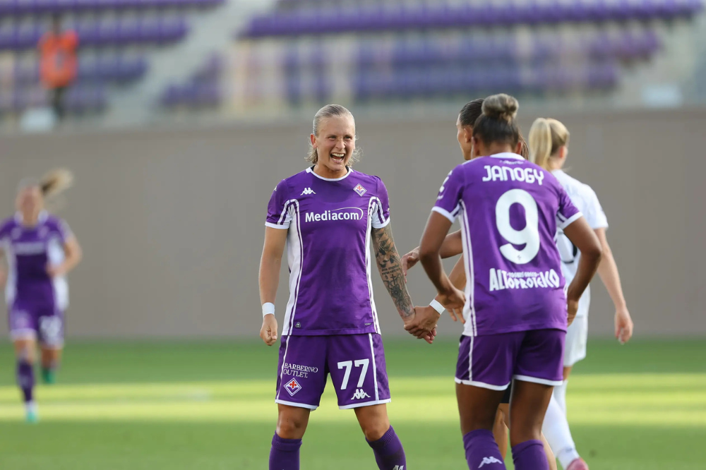 Fiorentina Femminile, stop per Filippa Curmark: lesione al retto femorale