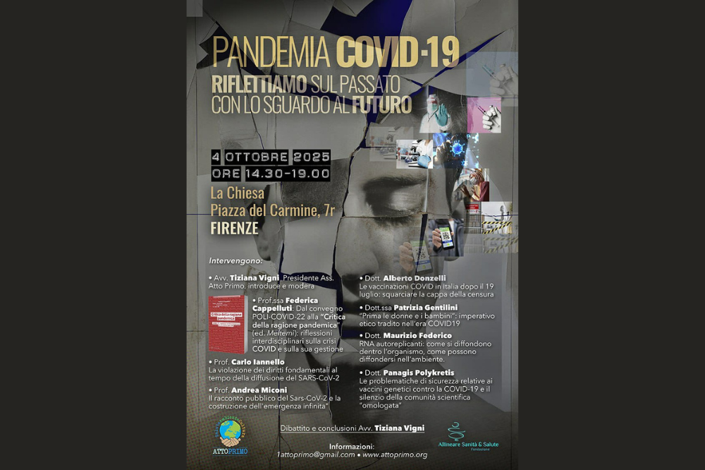 PANDEMIA COVID-19 - RIFLETTIAMO SUL PASSATO CON LO SGUARDO AL FUTURO