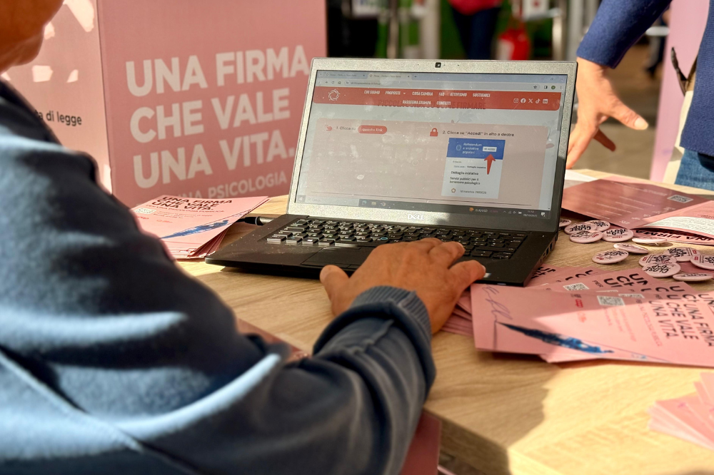 “Una firma che vale una vita”: Coop per il diritto al benessere psicologico