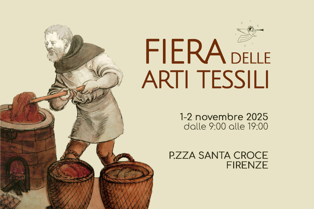 La fiera delle Arti Tessili torna in Piazza Santa Croce sabato 1 e domenica 2 novembre