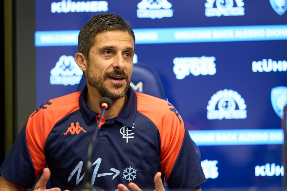 Dionisi prepara la sfida con la Virtus Entella: cercasi reazione e prima vittoria