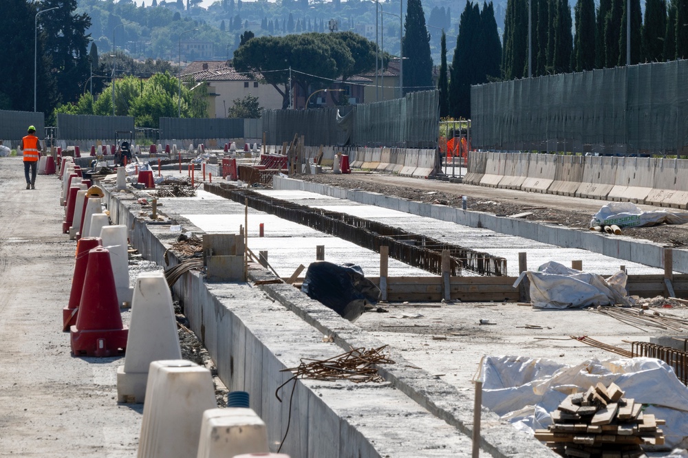 Tramvia Firenze, domani nuovi cantieri in viale Giovine Italia