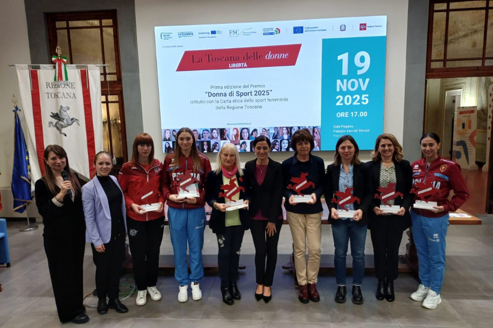 La Toscana premia le eccellenze dello sport al femminile