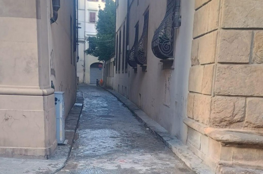 Conclusi i lavori di ripristino della rete elettrica in via degli Antinori a Firenze