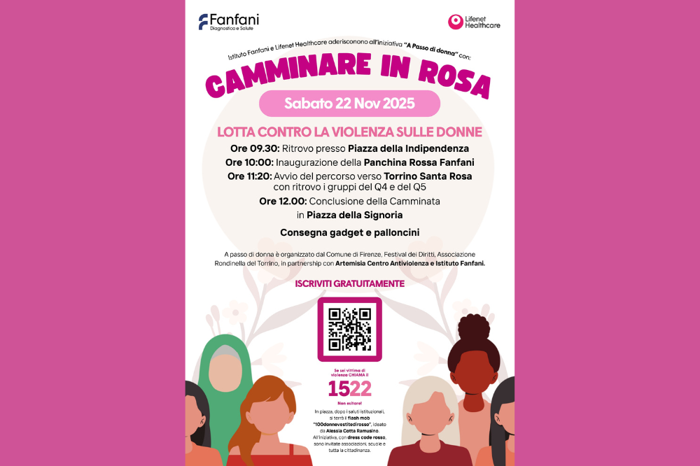 LIFENET HEALTHCARE E ISTITUTO FANFANI PARTNER DEL COMUNE DI FIRENZE PER “A PASSO DI DONNA”