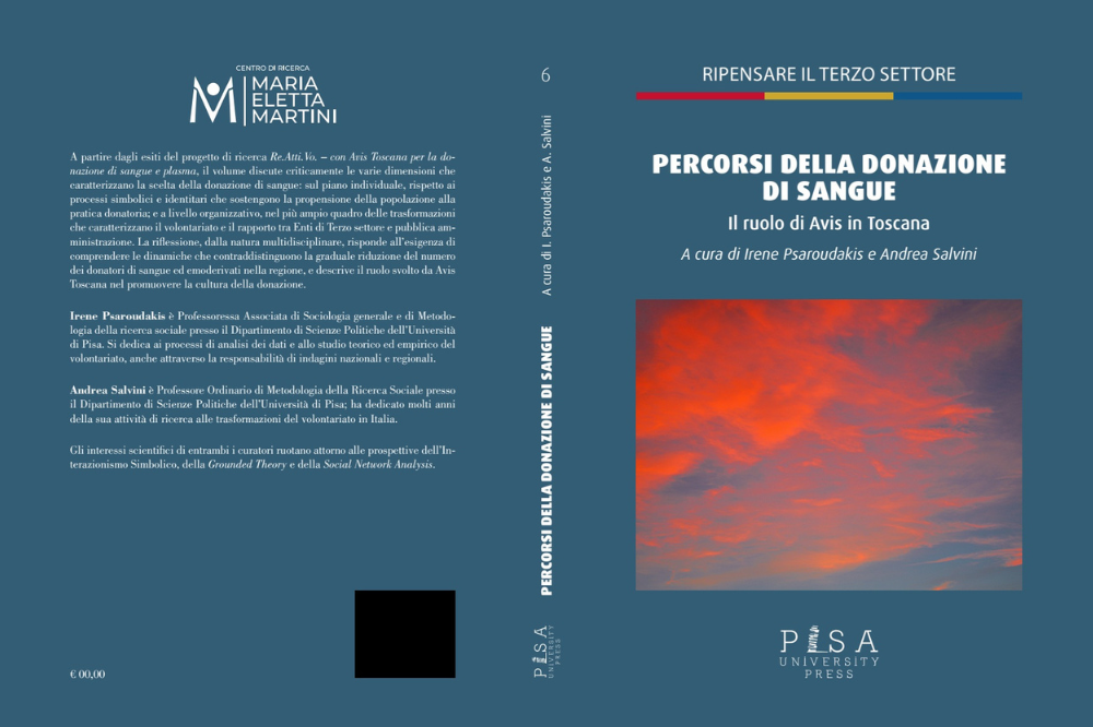 Sangue, esce il libro che racconta le storie e le esperienze dei donatori di Avis Toscana