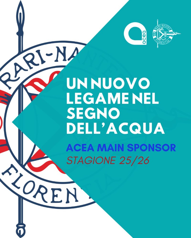 Rari Nantes Florentia rinnova la partnership con Acea
