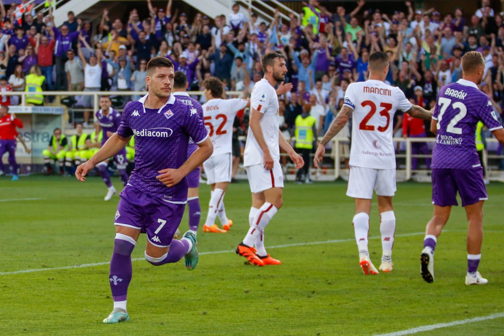 Il ritorno di Luka Jovic a Firenze 