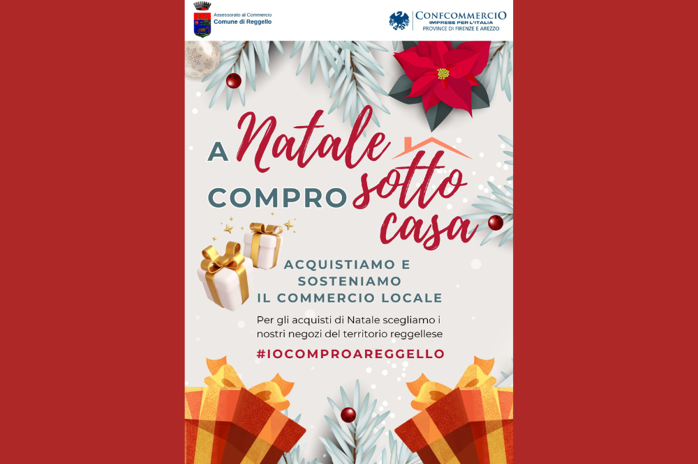 Il Comune di Reggello rilancia “A Natale compro sotto casa”