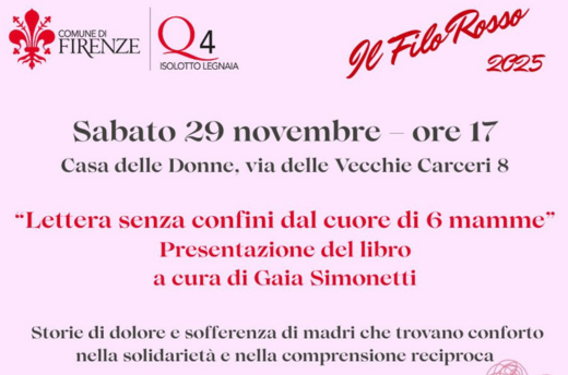 “Lettere senza confini”: mamme ricordano i figli scomparsi in un libro e incontro a Firenze