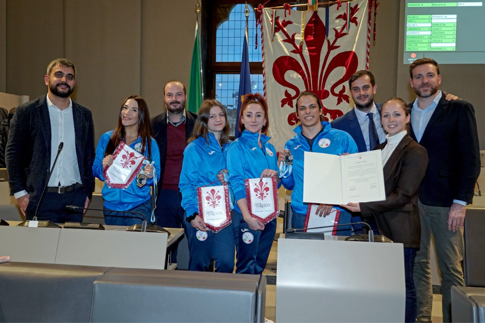 Gli atleti della Pole Dance Studio ricevuti e premiati in Consiglio comunale