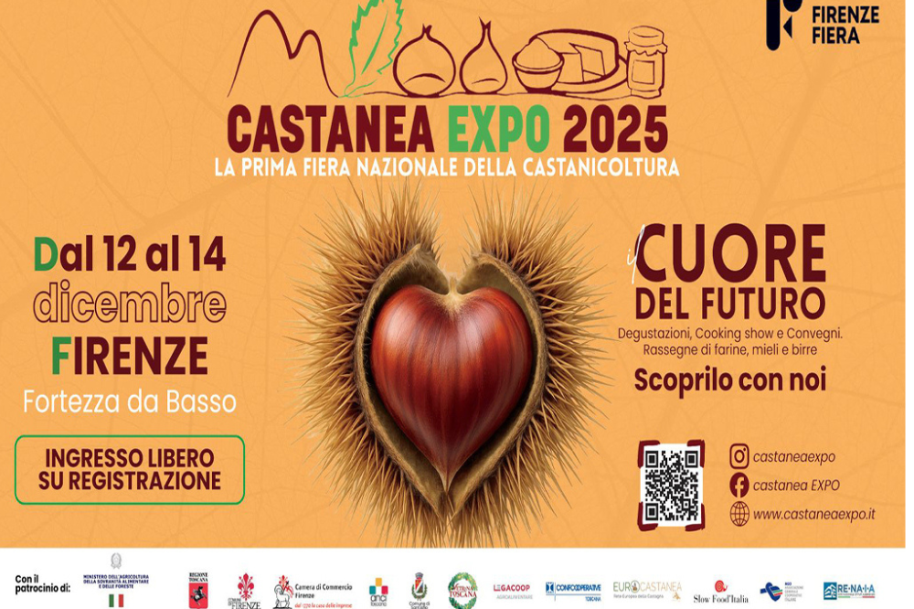 Al via Castanea Expo 2025, la prima fiera nazionale della castanicoltura