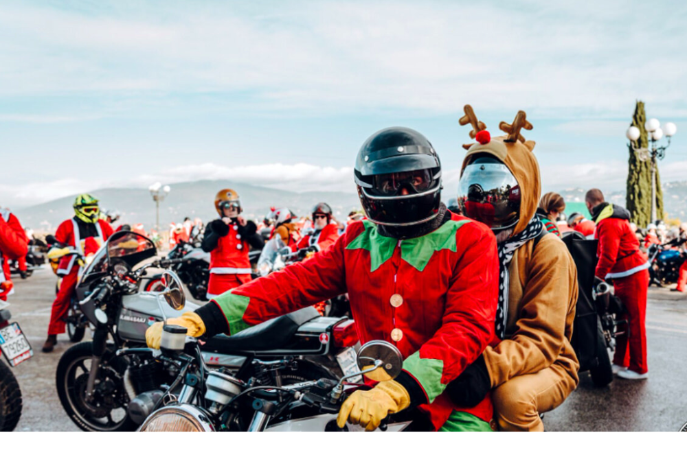 Babbonatalata a Firenze: moto e solidarietà per il decimo anno