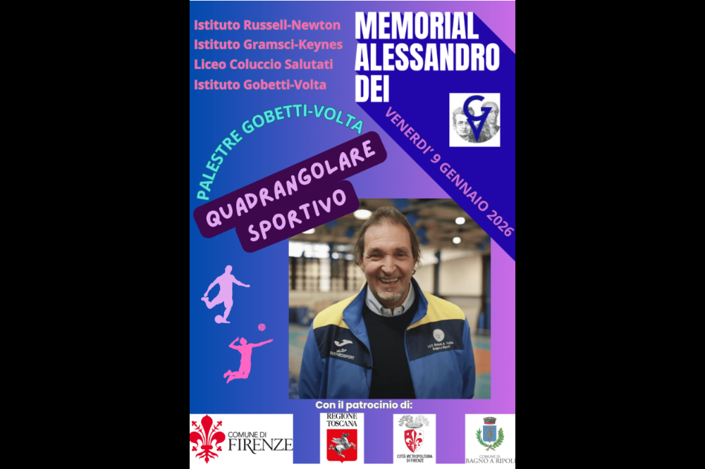 Un quadrangolare (di calcio e pallavolo) per ricordare il prof Alessandro Dei