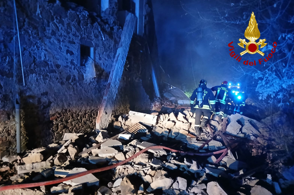 Esplosione in edificio ad Arezzo, concluse le operazioni dei vigili del fuoco