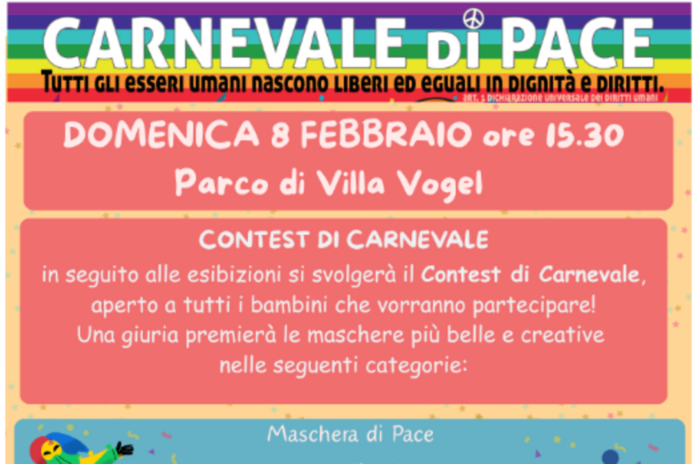 A Firenze torna il Carnevale di Pace: festa, colori e inclusione nei Quartieri 4 e 5
