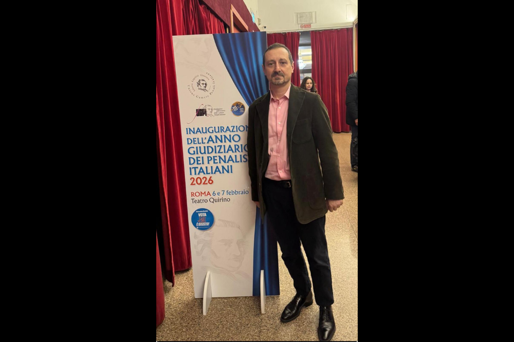 Massimiliano Chiuchiolo presente all'inaugurazione dell'anno giudiziario dei penalisti