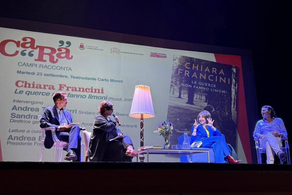Chiara Francini al Teatrodante di Campi Bisenzio: due serate per celebrare una carriera tra palco e pagina Con firmacopie e conferimento del Premio Levriero 