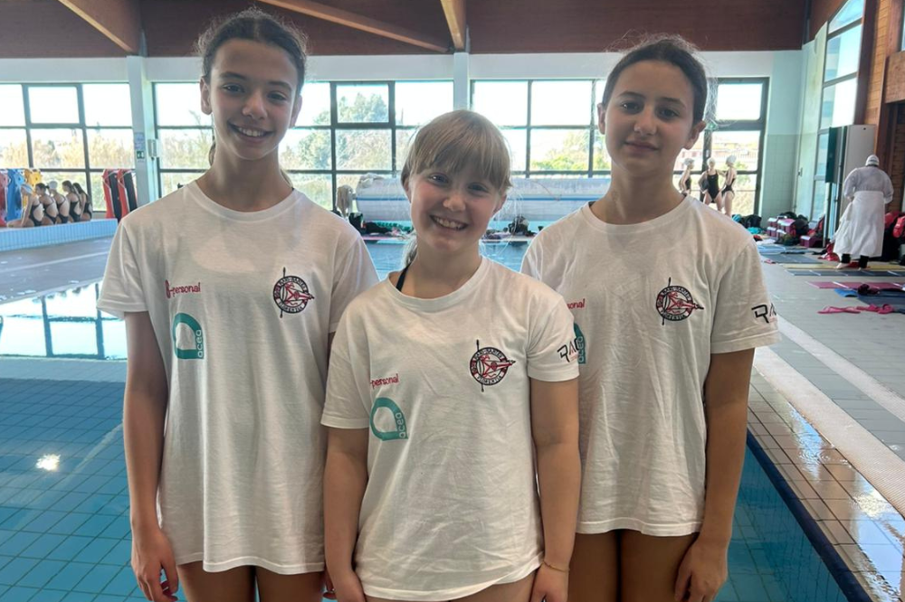 Nuoto artistico, campionato regionale sincro: ragazzi ed esordienti a conquistano tutte le stelle